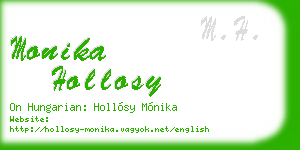 monika hollosy business card