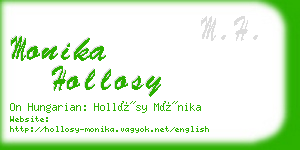 monika hollosy business card